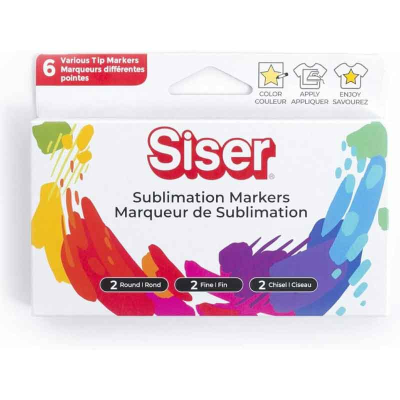 Siser Sublimation Markers | Black Color Pack