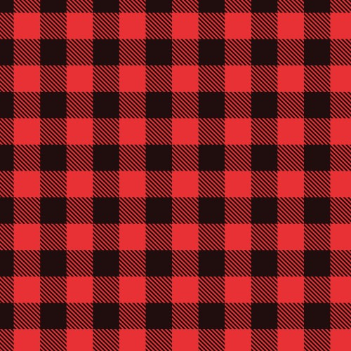 Red Buffalo Plaid Patterned Adhesive Vinyl