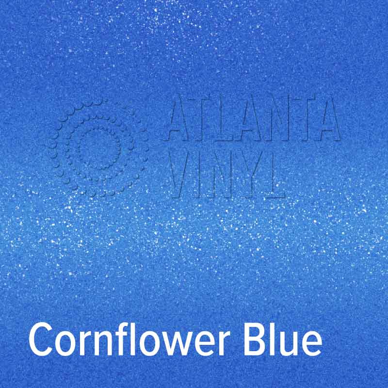 Cornflower Blue Siser Sparkle Heat Transfer Vinyl (HTV) (Bulk Rolls)