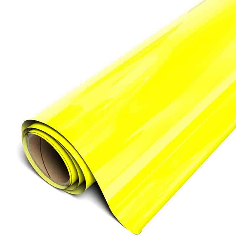 Fluorescent Yellow 12" Siser EasyWeed Heat Transfer Vinyl (HTV)