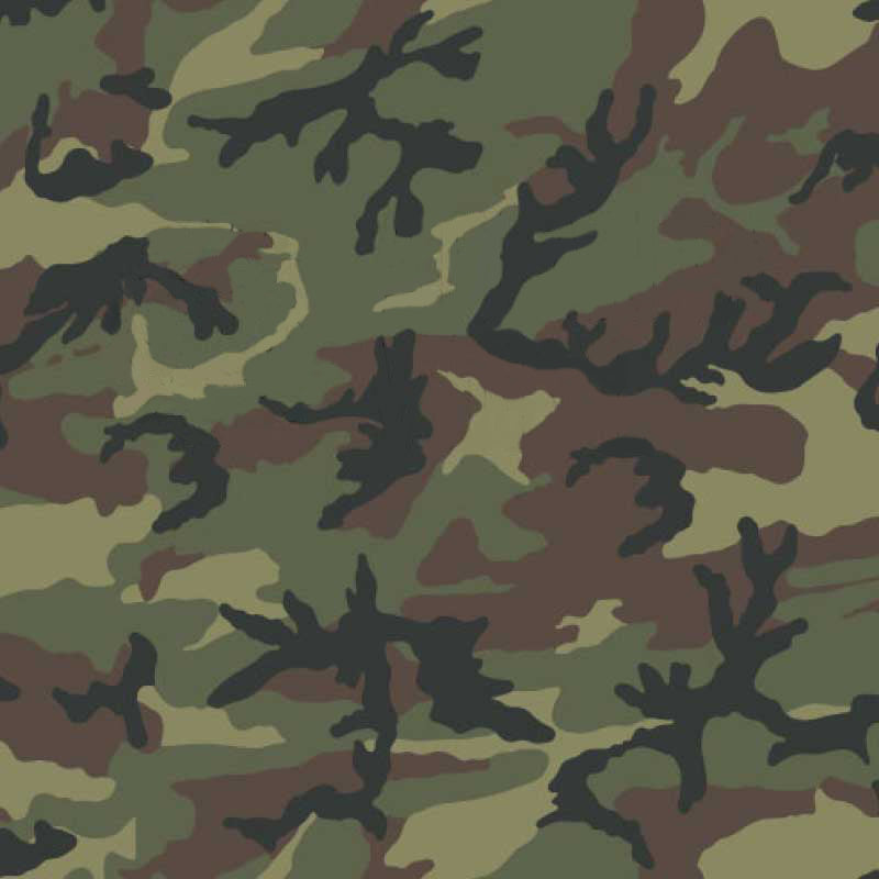 Green Camouflage Patterned Heat Transfer Vinyl (HTV)