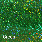 Green Siser Holographic Heat Transfer Vinyl (HTV) (Bulk Rolls)