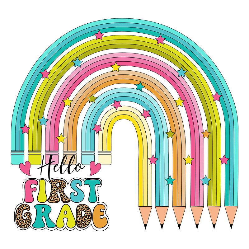 hello first grade (DTF Transfer)