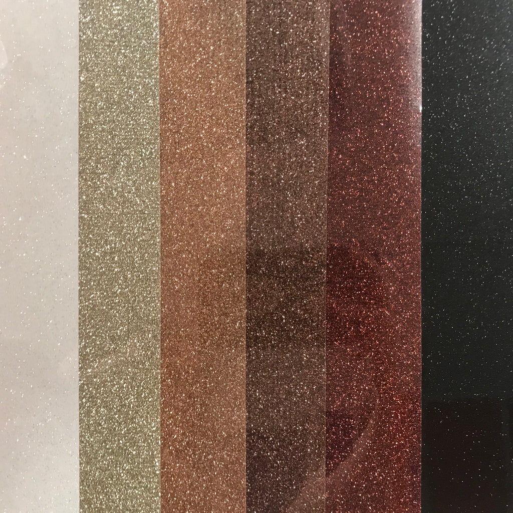 Skintone Colors Siser Glitter Heat Transfer Vinyl (HTV) Bundle