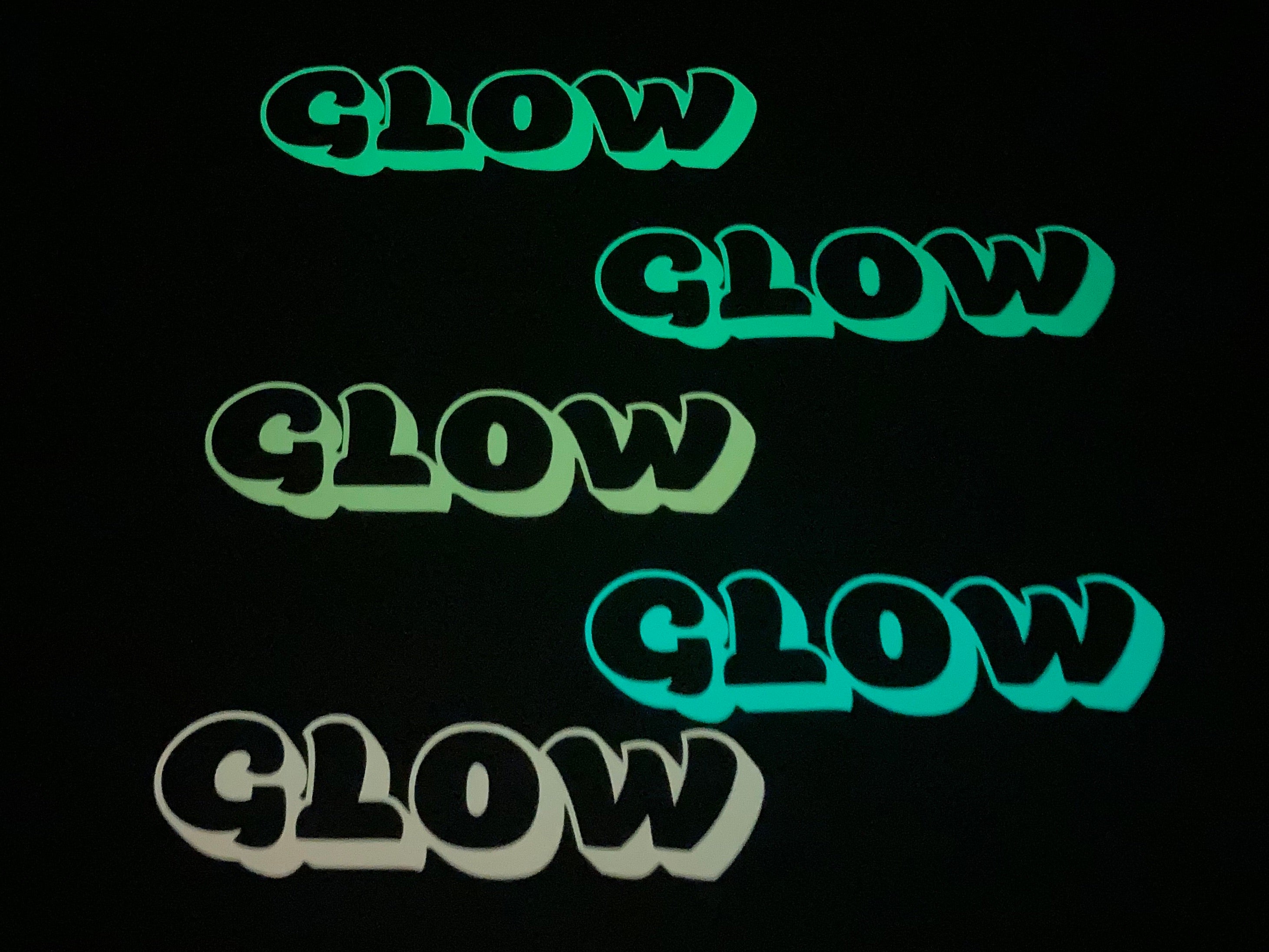 Neon Pink Glow In The Dark Heat Transfer Vinyl (HTV)