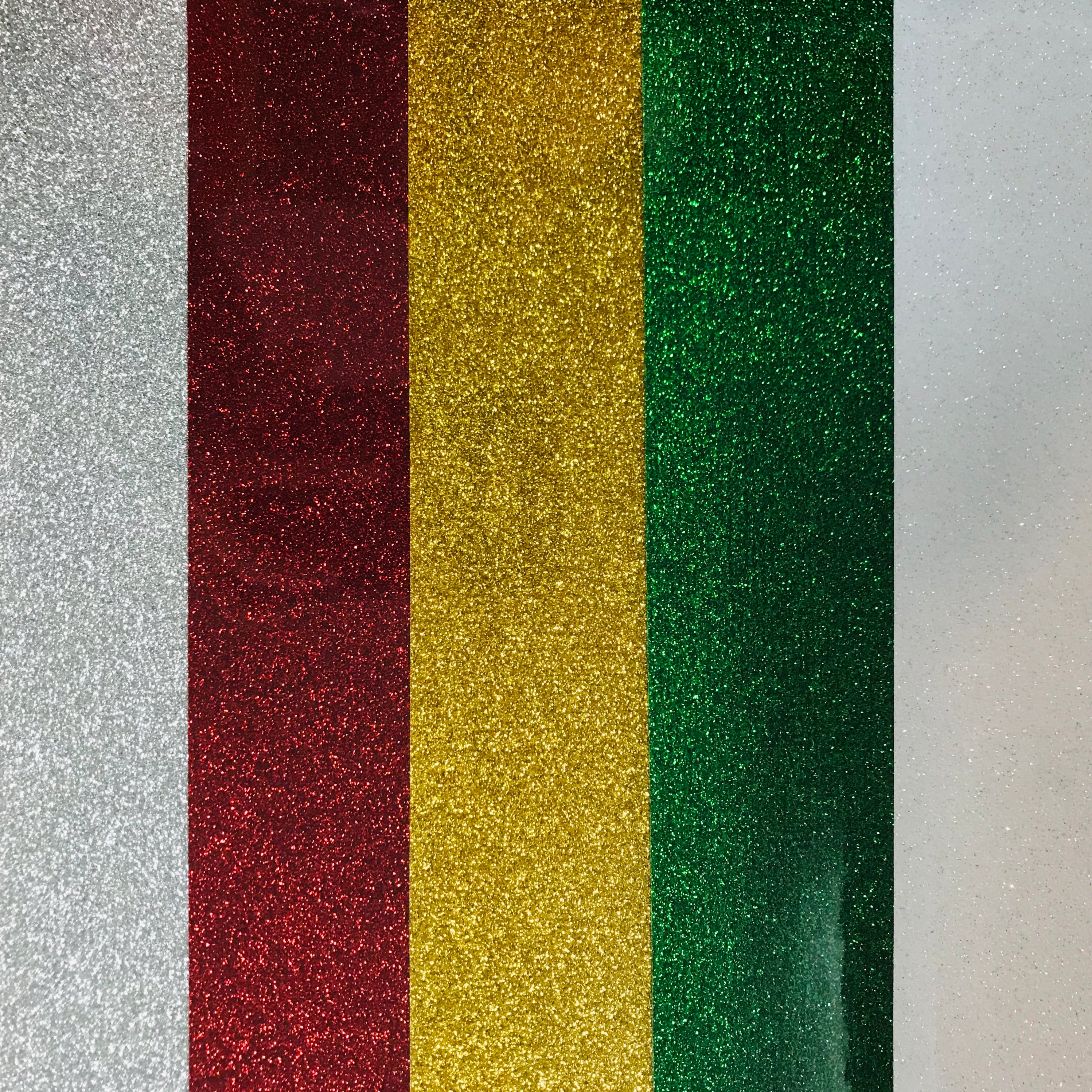 Siser Glitzer-HTV-Set in leuchtenden Weihnachtsfarben