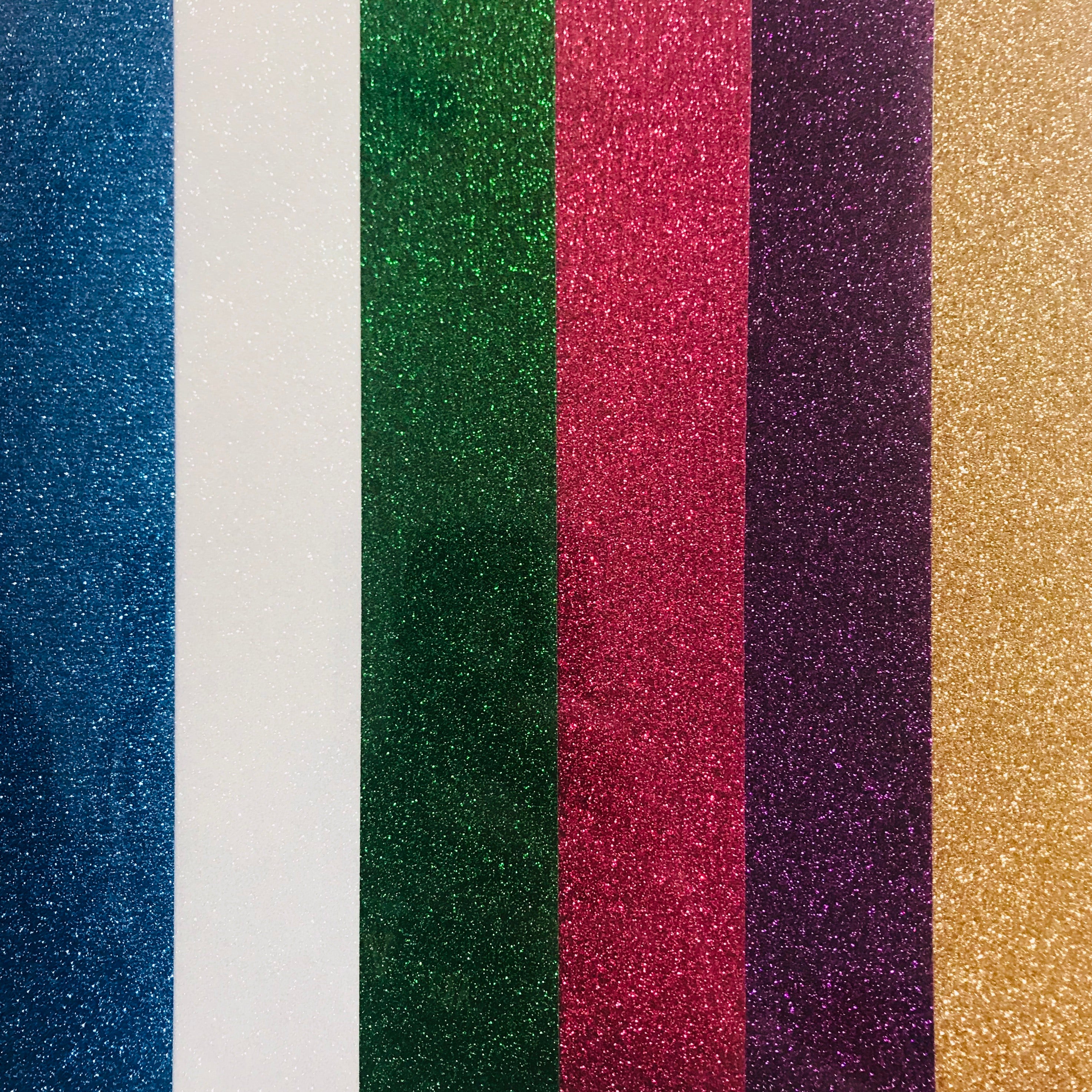 Paquete de vinilo de transferencia térmica con purpurina (HTV) para Pascua Dark Siser