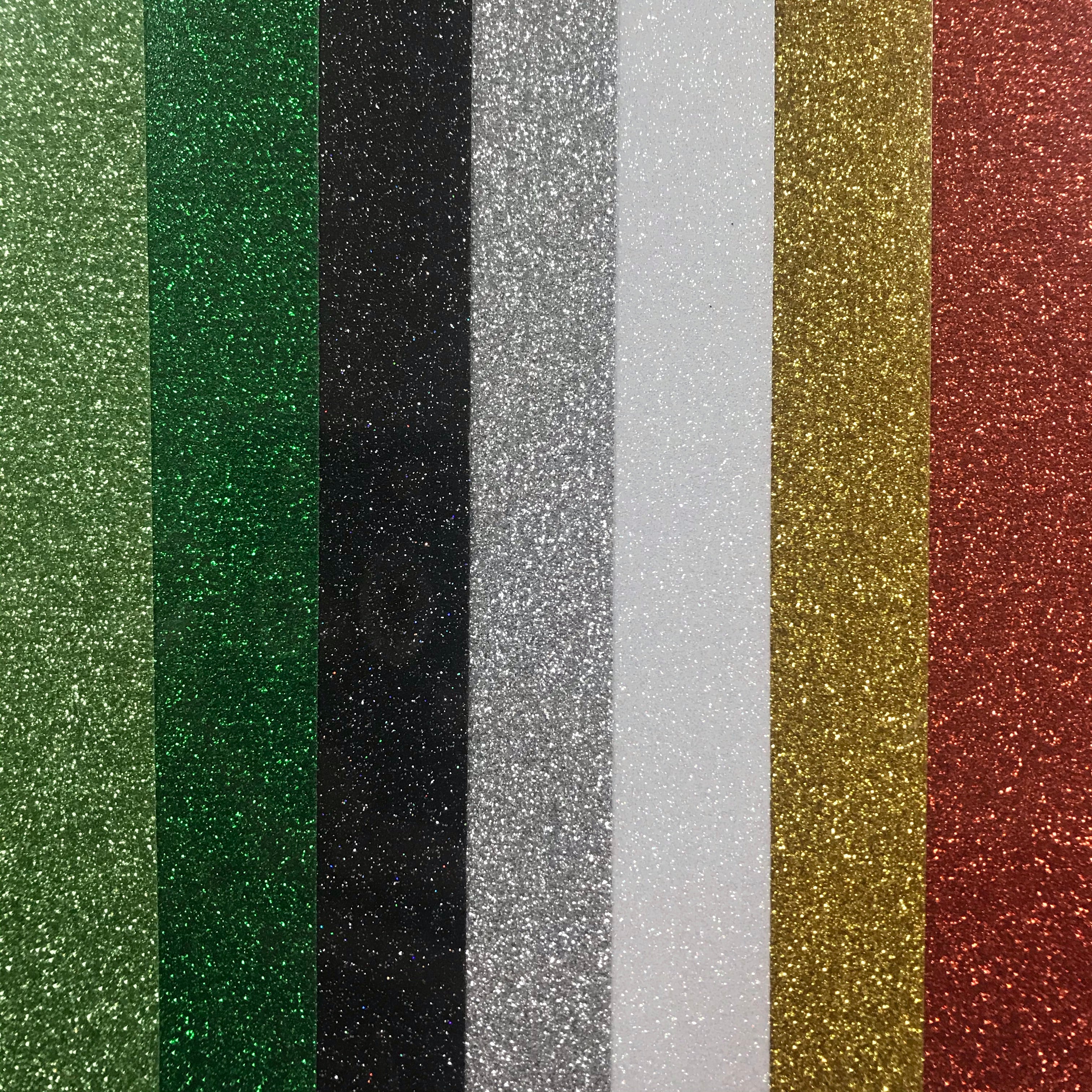 12 Confetti Siser Glitter Heat Transfer Vinyl (HTV)
