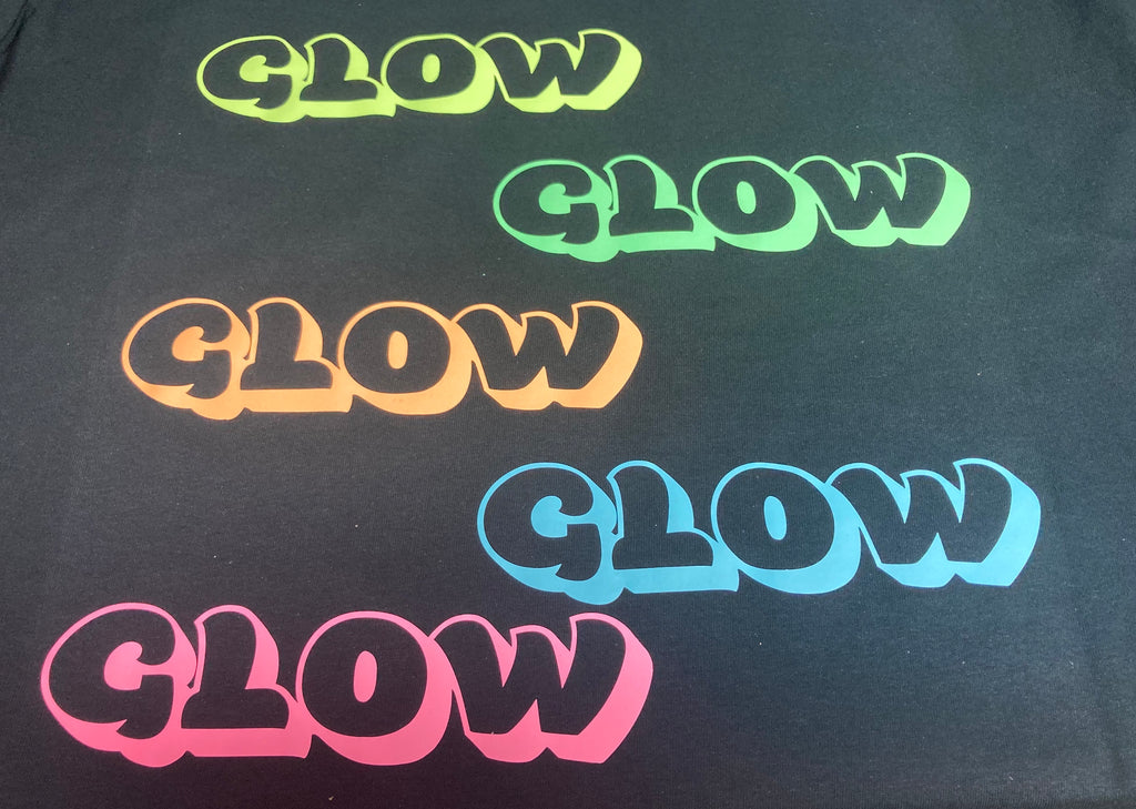 HTVRONT Glow in Dark Permanent Vinyl Neon Adhesive Vinyl Roll - 12 x 5ft (4 Colors), Neon Yellow to Yellow