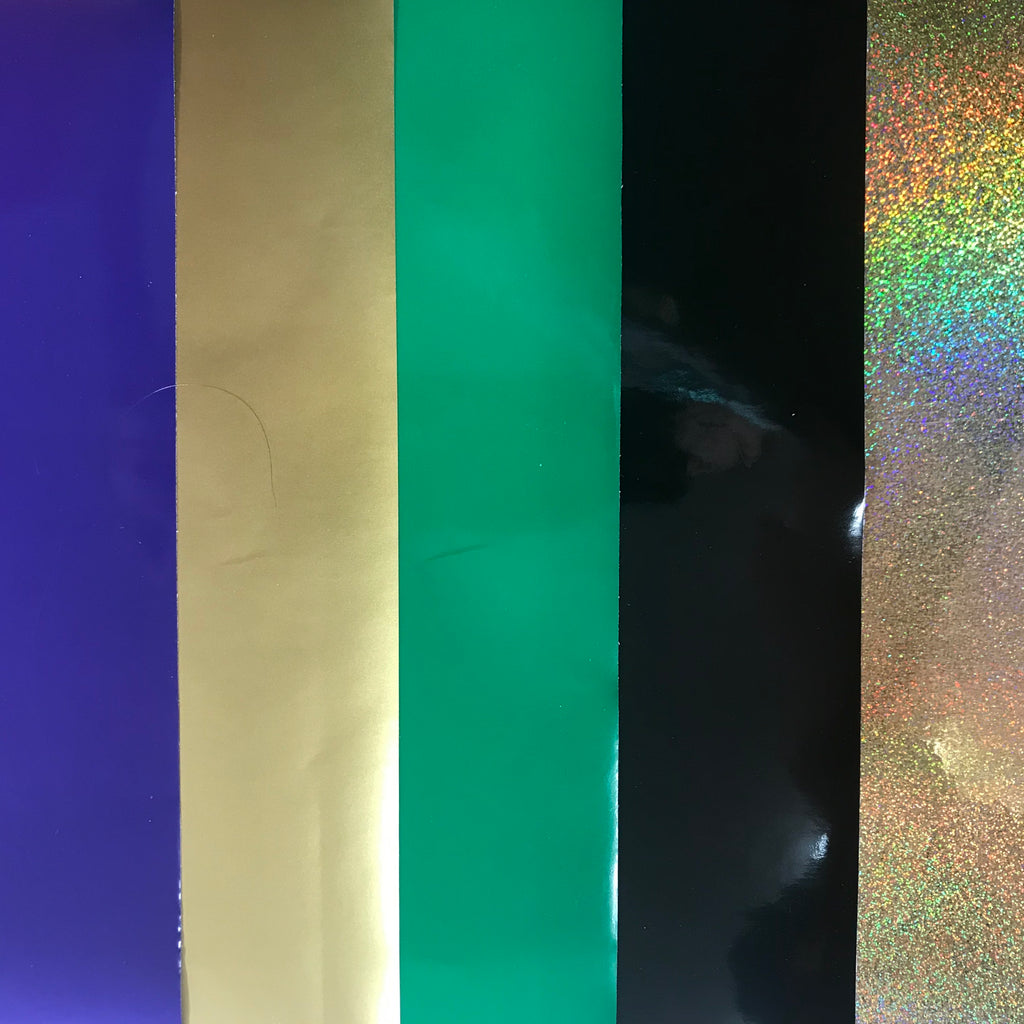 Mardi Gras Colors Adhesive Bundle