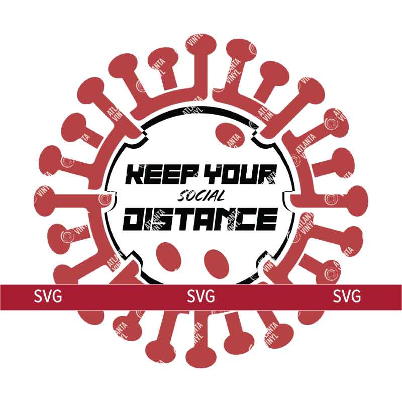 Keep Your Social Distance SVG