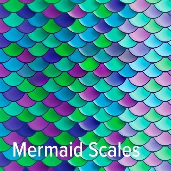 Mermaid Scale Heat Transfer Vinyl (HTV) | Atlanta Vinyl