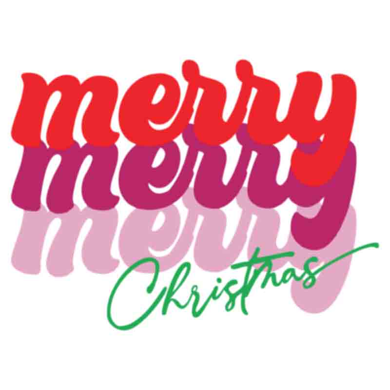 Merry Merry Merry Christmas SVG