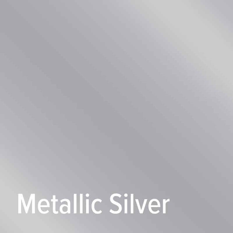 metallic silver color swatch