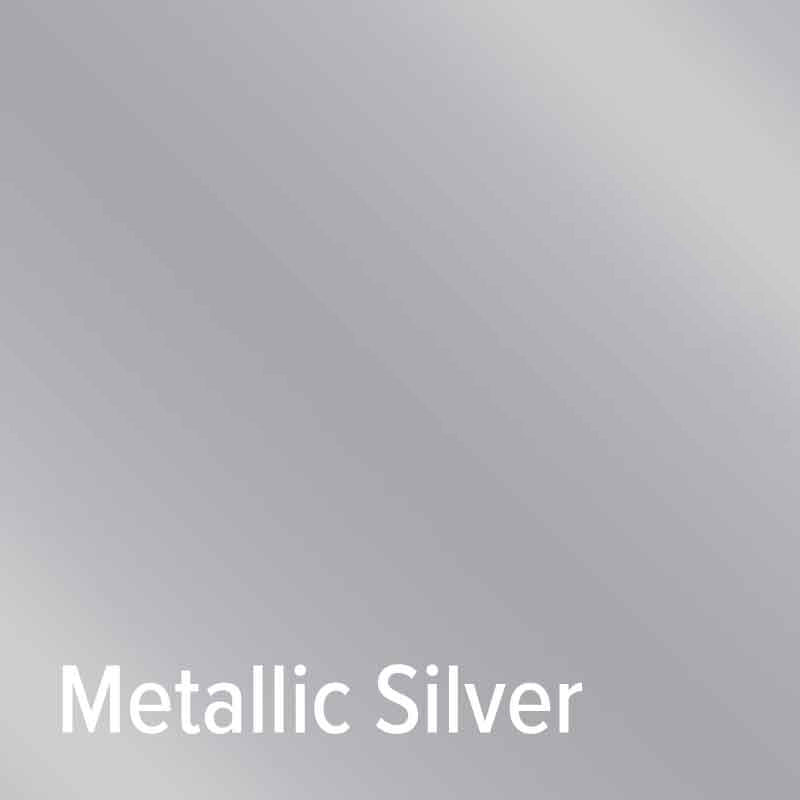 Metallic Silver Color Swatch