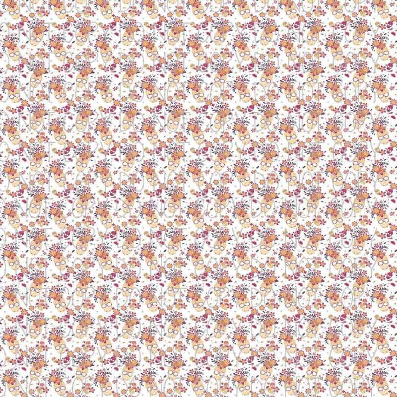 Vinilo adhesivo con estampado de mini calaveras de azúcar