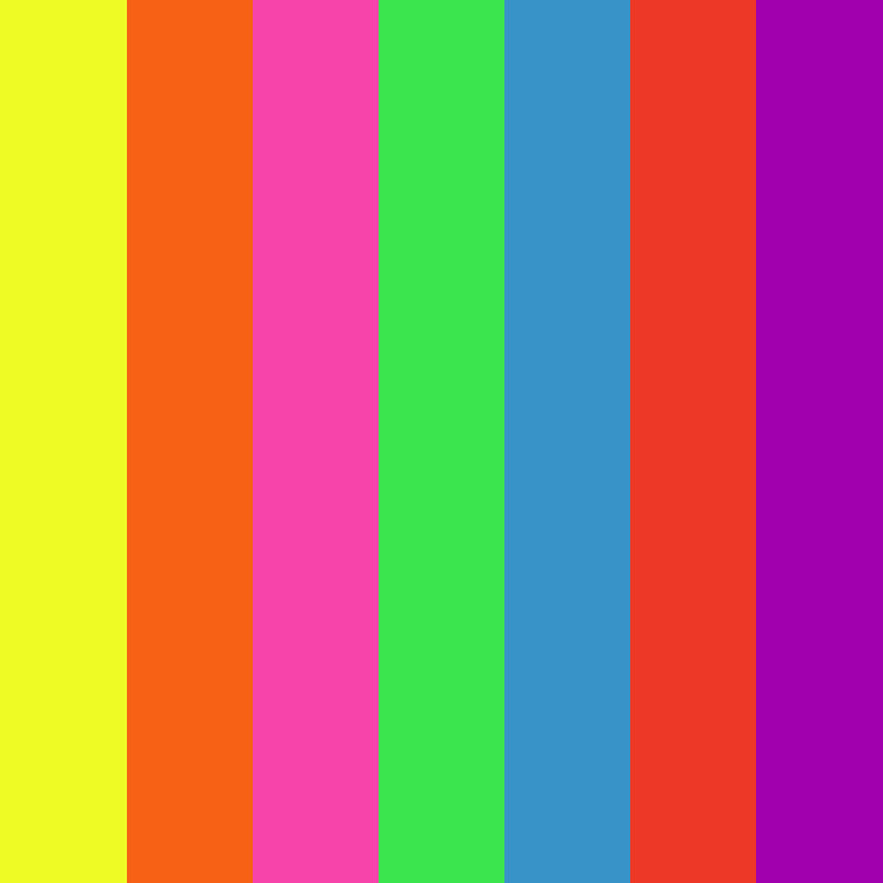 Neon Colors 3D Puff Heat Transfer Vinyl (HTV) Bundle (7-Colors)
