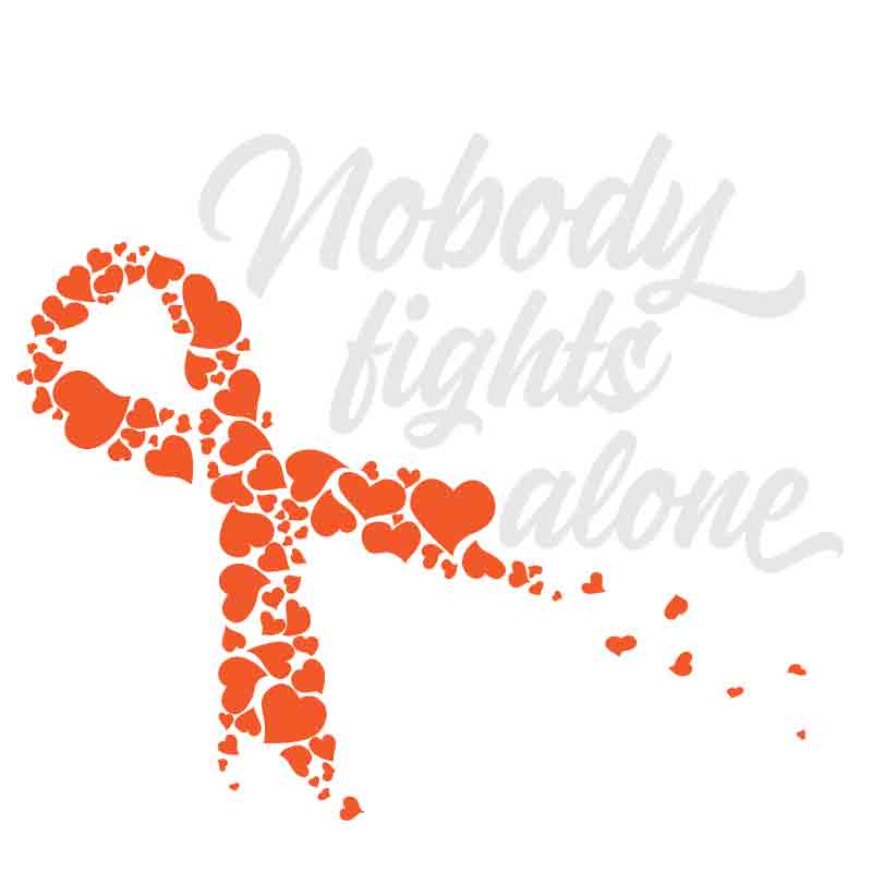 Nobody Fights Alone (MS Awareness) SVG