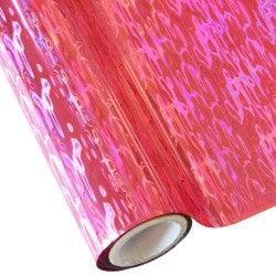 StarCraft Electra Foil - Pink Waterfall - 12" x 25 feet