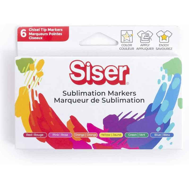 Siser Sublimation Markers | Primary Color Pack