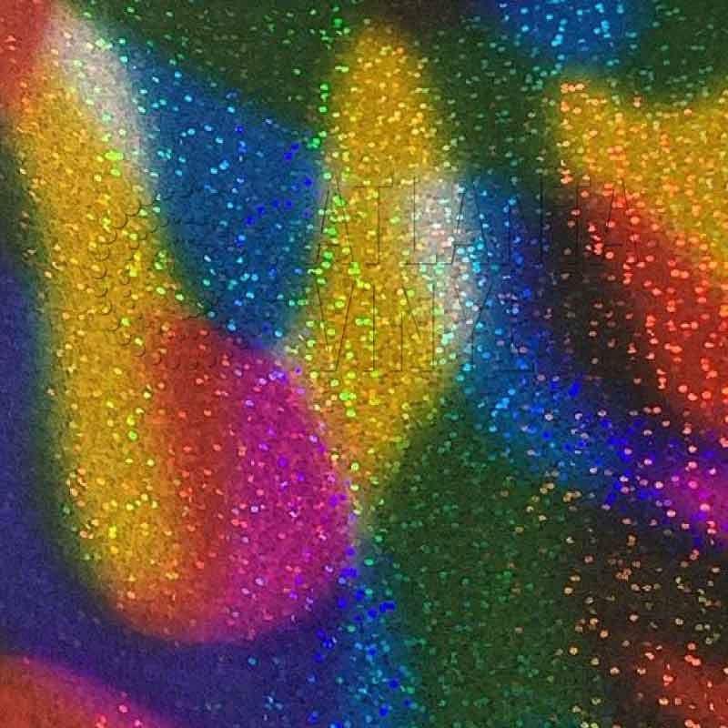 Rainbow Galaxy Multi Holographic Heat Transfer Vinyl (HTV)