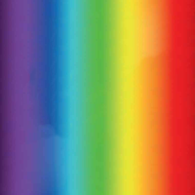 Regenbogenfarbene Ombré-Muster-Wärmeübertragungsfolie (HTV)