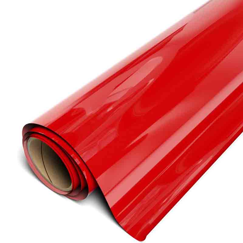  Dysania Red HTV Heat Transfer Vinyl Rolls-12x25FT Red