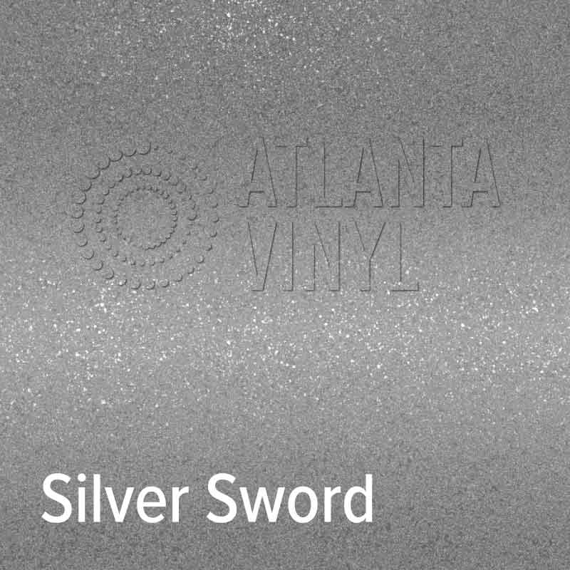 Silver Sword Siser Sparkle Heat Transfer Vinyl (HTV) (Bulk Rolls)