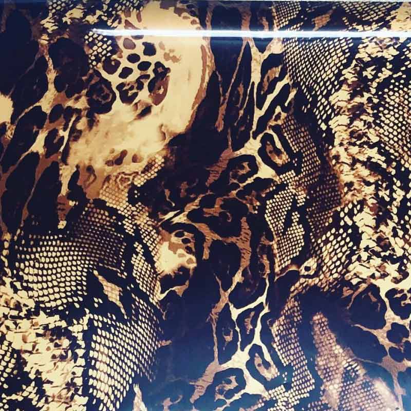 Snake (Snakeskin) Soft Metallic Heat Transfer Vinyl (HTV)