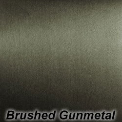 Brushed Gunmetal Permanent Adhesive Vinyl - StarCraft Metal