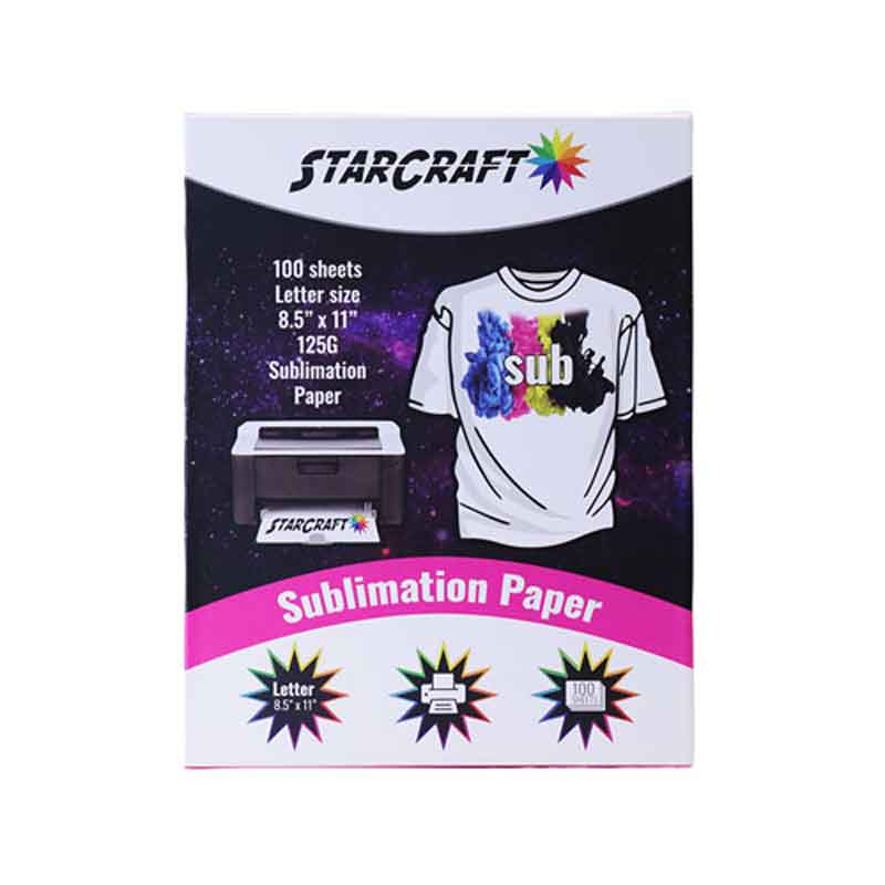 StarCraft  8.5" x 11" Sublimation Paper (100-sheet pack)