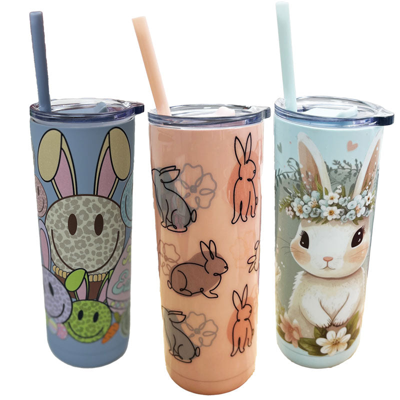 Easter DTF Transfer + 20 oz. Soft Matte Tumbler Combo