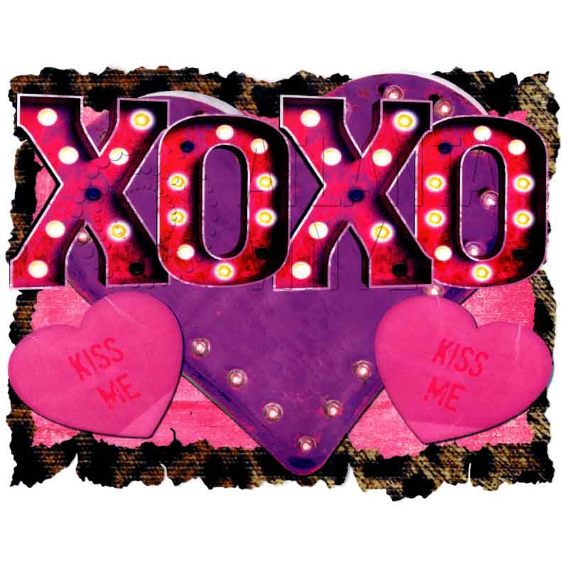 XOXO (Valentines) (DTF Transfer)